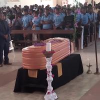 Inhumation de l'abbé Godefroid-Léon Khonde à Tumba