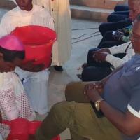 Mgr andre giraud pindi messe du jeudi saint 2023 10 