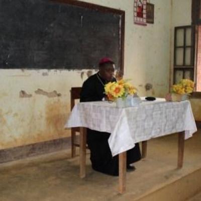Visite canonique à Kibula 2014