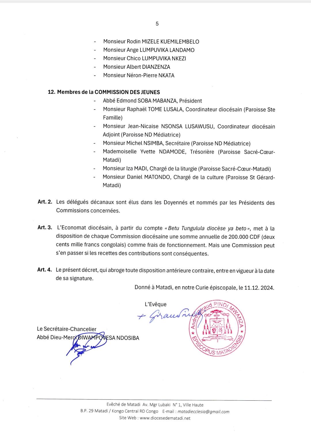 5 decret