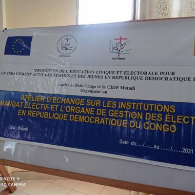 Atelier cdjp matadi aout 2021 2